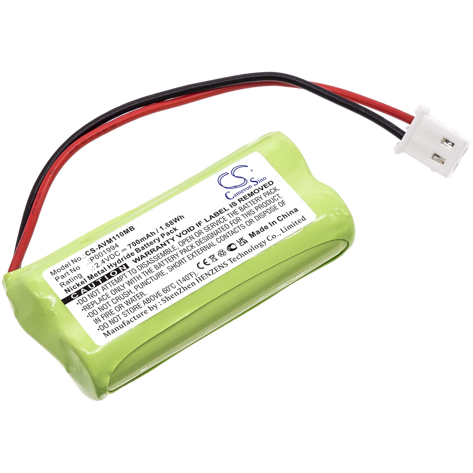 Batteri till Alecto DBX-111 - 700 mAh