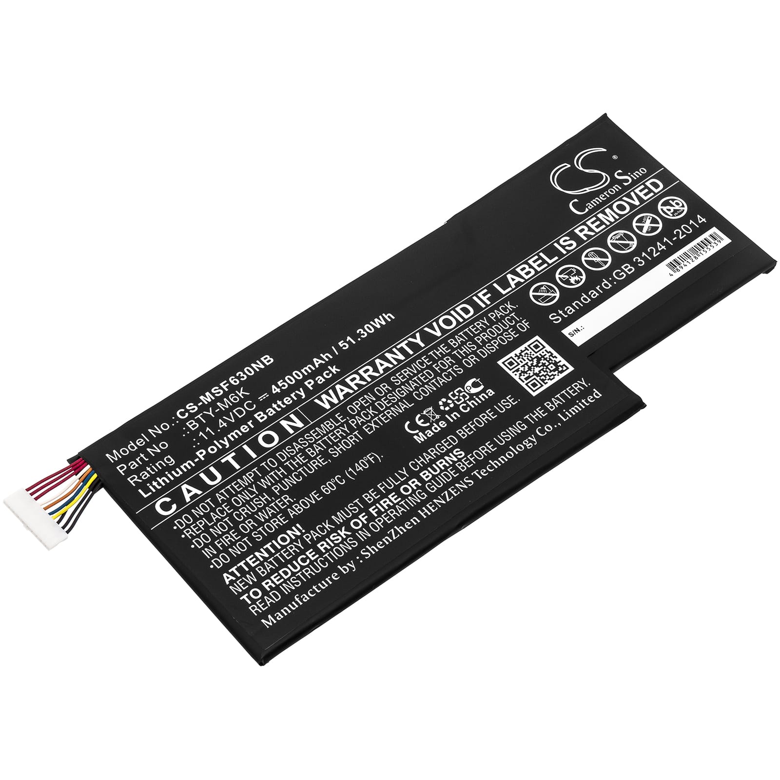 Batteri till MSI GF75 8SC mfl - 4.500 mAh