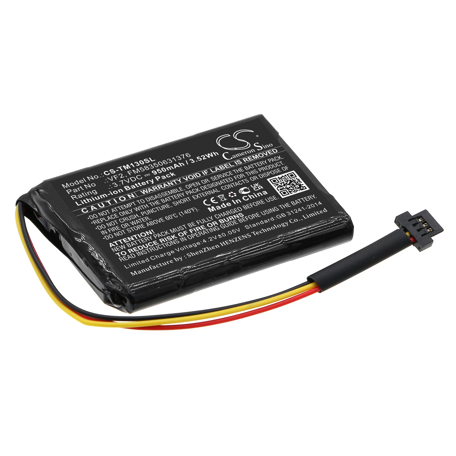 Batteri till TomTom One 125/ One 130