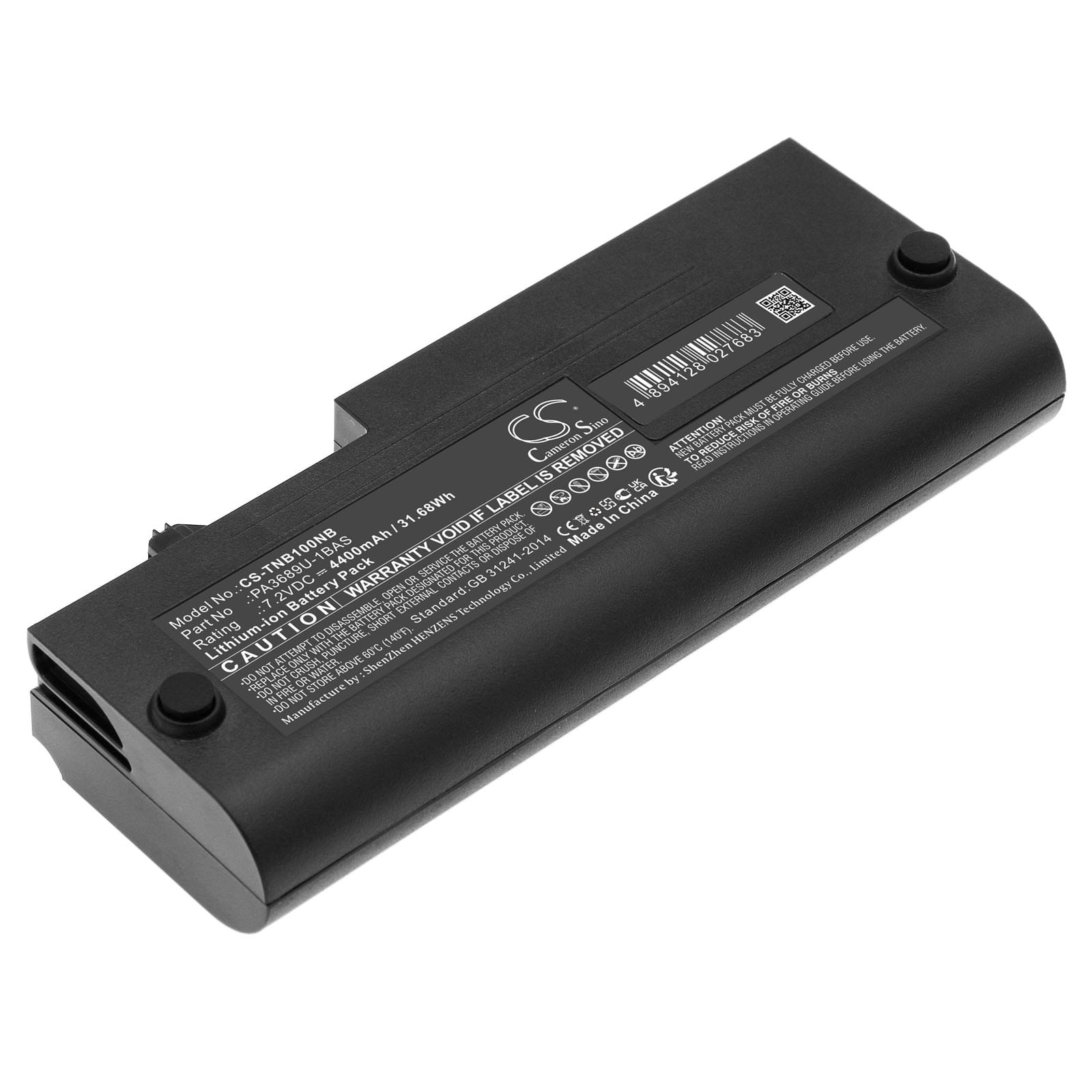 Batteri till Toshiba Netbook NB100 mfl - 4.400 mAh