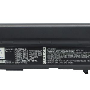 Batteri till Toshiba Satellite A100 mfl - 8.800 mAh
