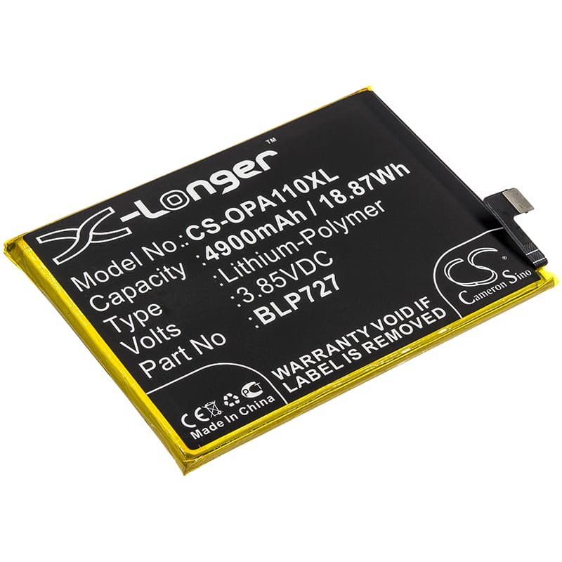 Batteri till Oppo A11x mfl - 4.900 mAh