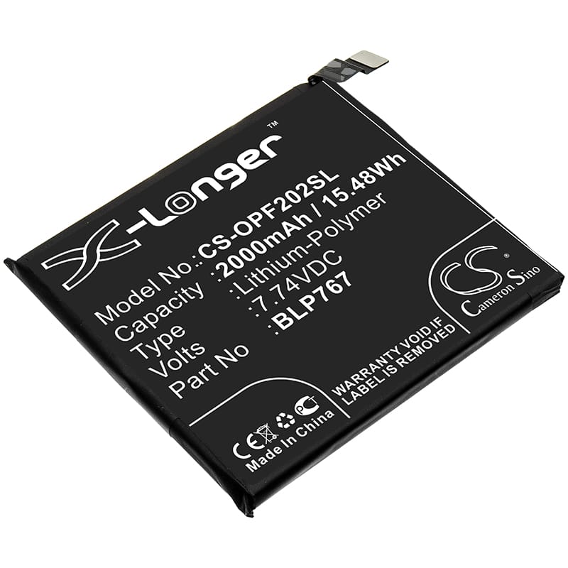 Batteri till Oppo Find X2 Pro mfl - 2.000 mAh