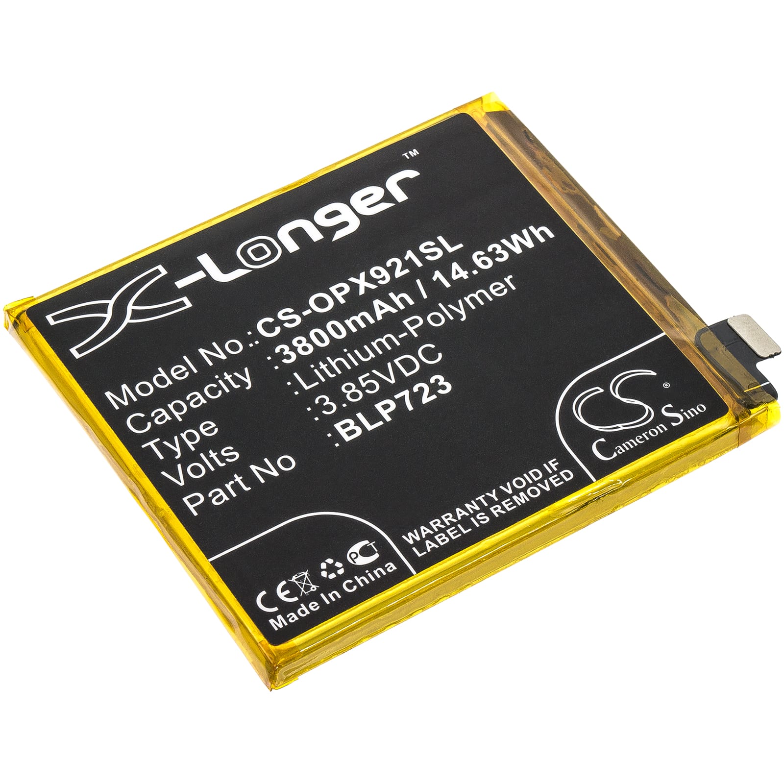 Batteri till Oppo Realme XT mfl - 3.800 mAh