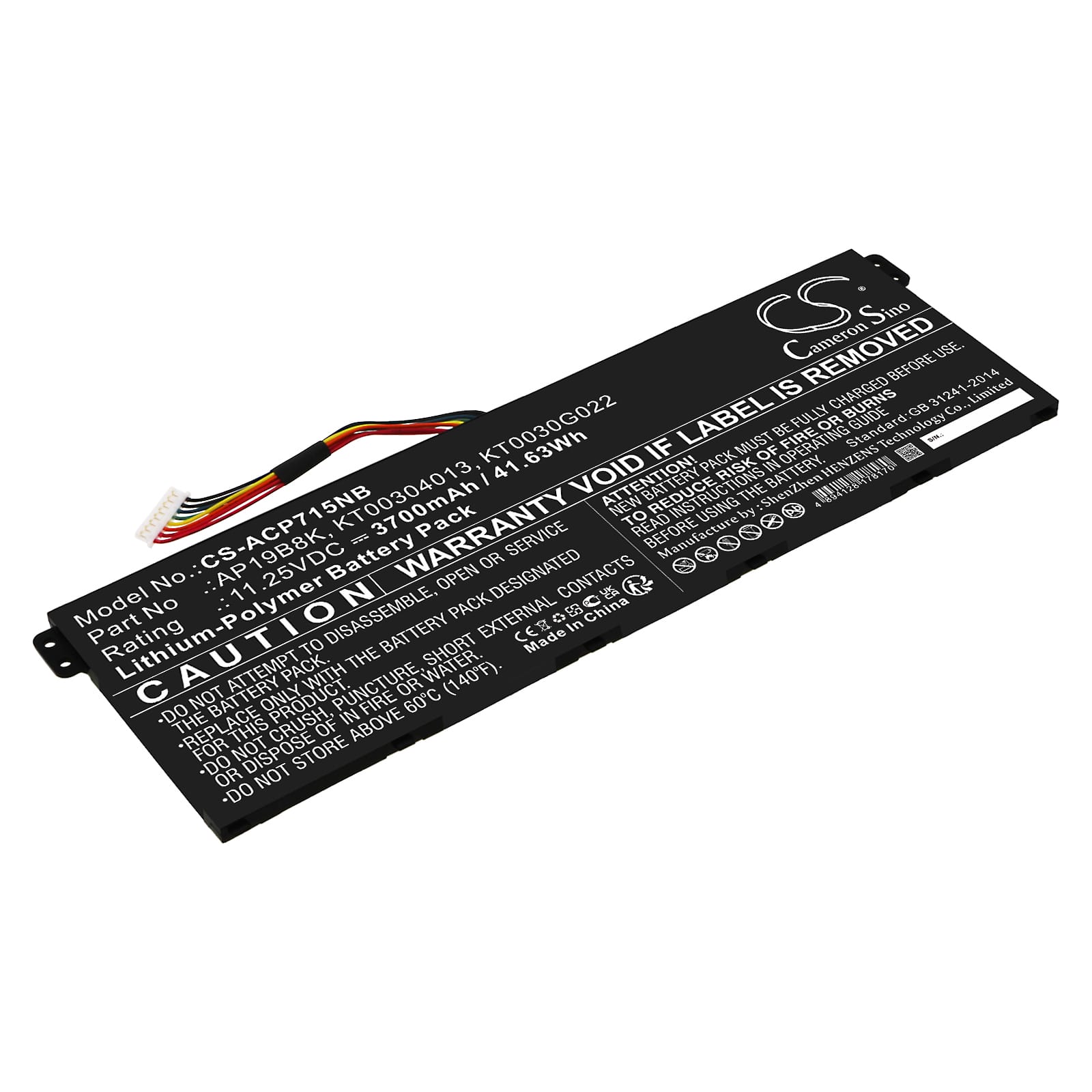 Batteri till Acer TravelMate P2 mfl - 3.700 mAh
