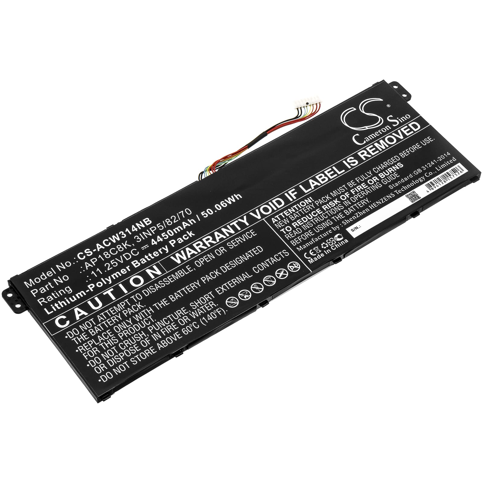 Batteri till Acer Swift 3 mfl - 4.450 mAh