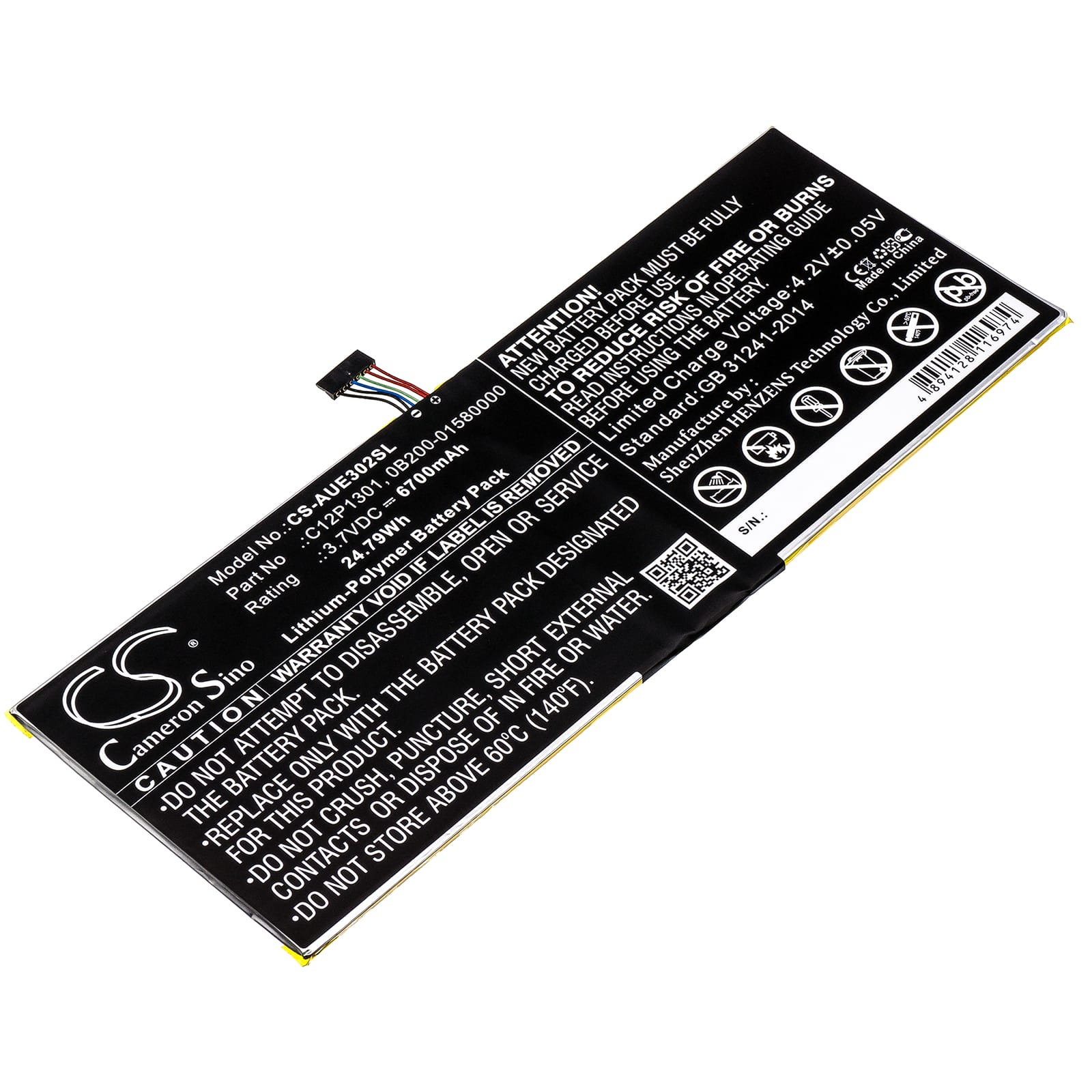 Batteri till Asus Zenpad Z300 mfl - 6.700 mAh