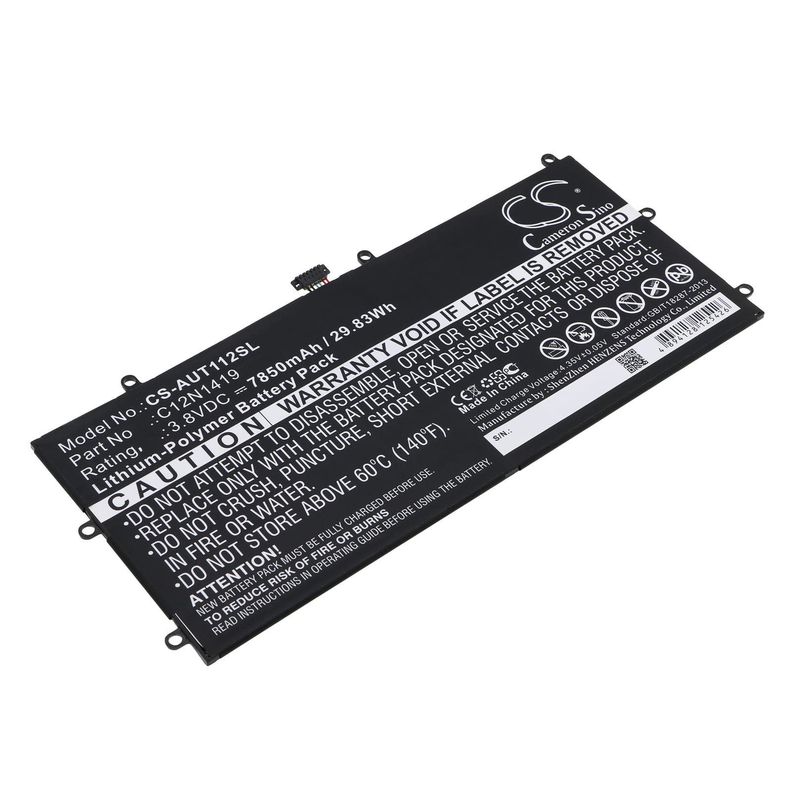 Batteri till Asus Transformer Book T100 Chi - 7.850 mAh