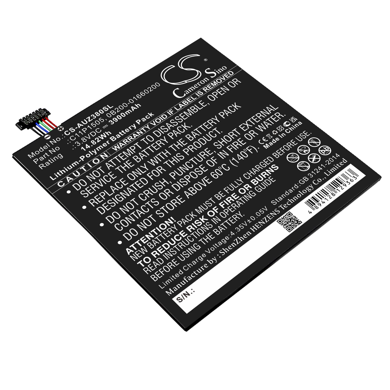 Batteri till Asus ZenPad 8.0 Z380C mfl - 3.900 mAh