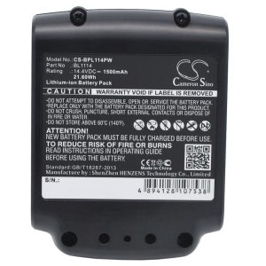 Batteri till Black & Decker ASL146BT12A - 1.500 mAh