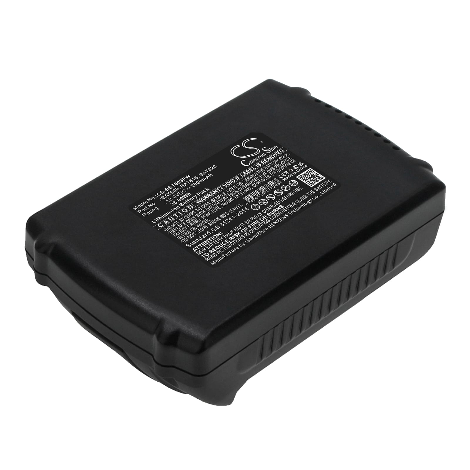 Batteri till Bosch GWS 18 V-LI mfl - 2.000 mAh