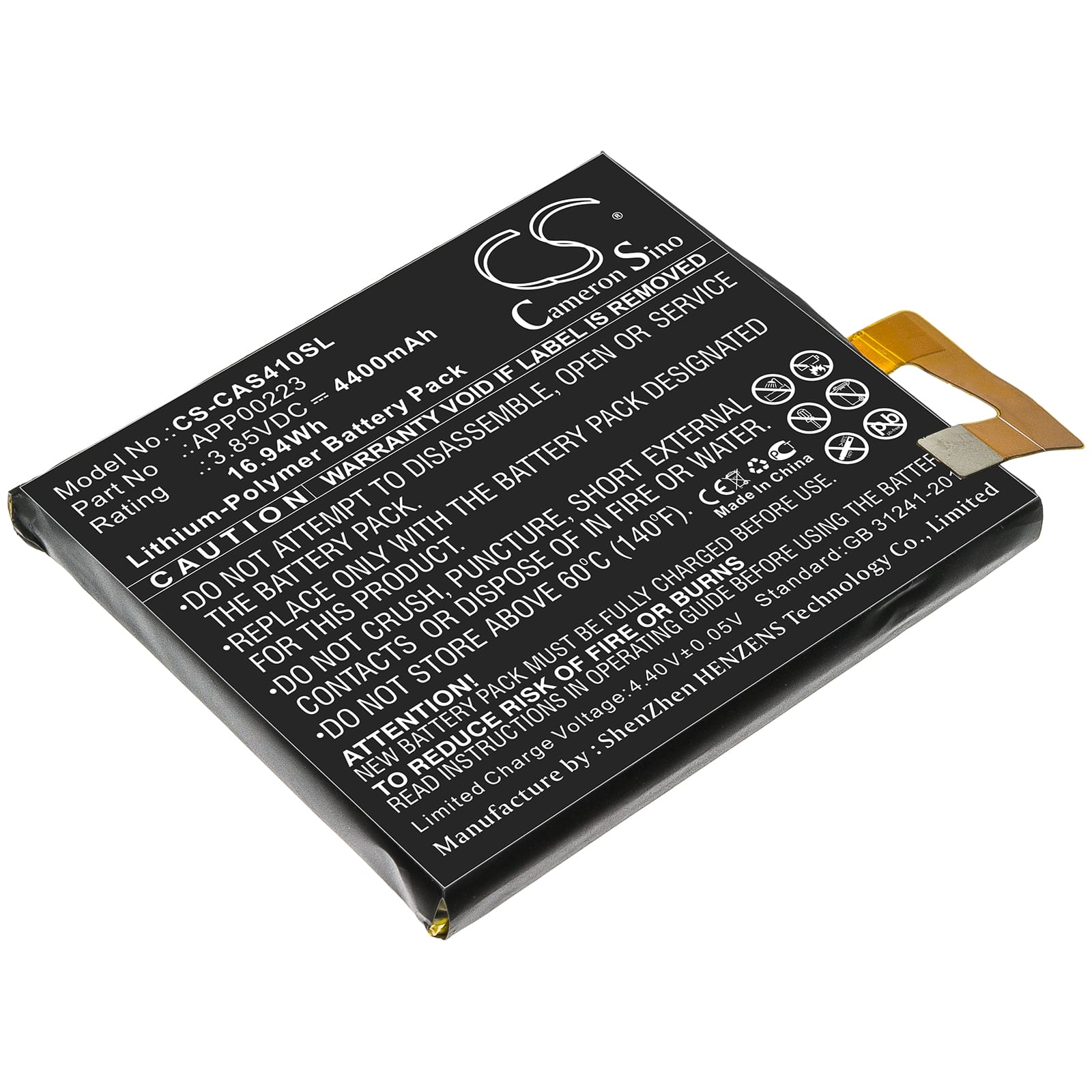 Batteri till CAT S41 - 4.400 mAh