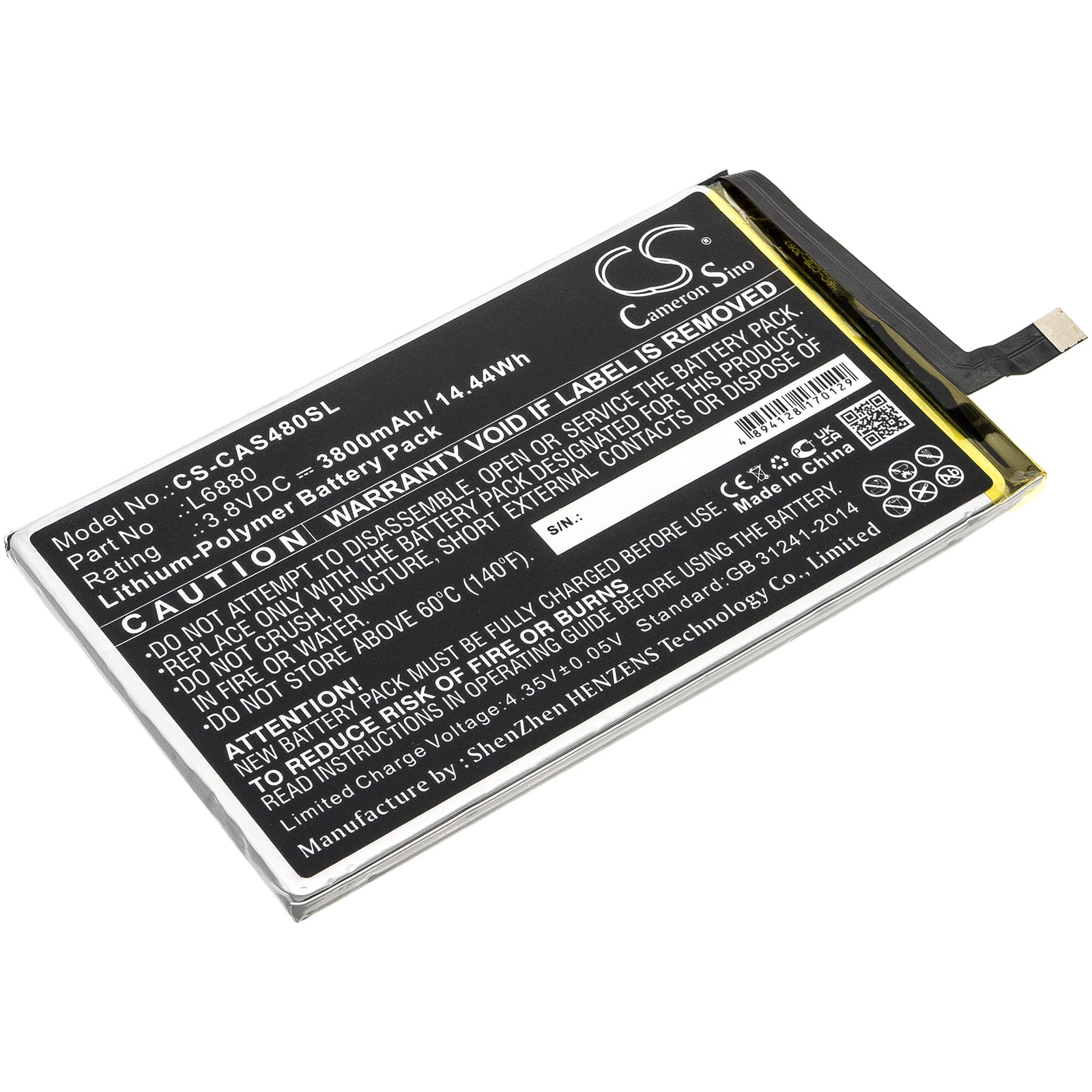 Batteri till CAT S48c - 3.800 mAh