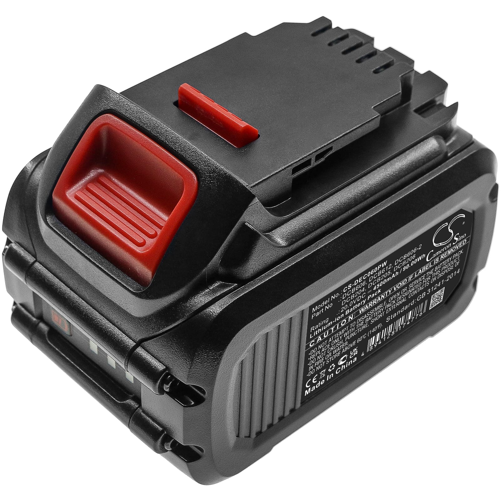 Batteri till Dewalt 20V MAX mfl  - 4.500  mAh
