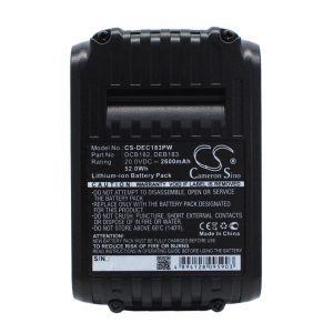 Batteri till Dewalt DCD740 mfl - 2.600 mAh