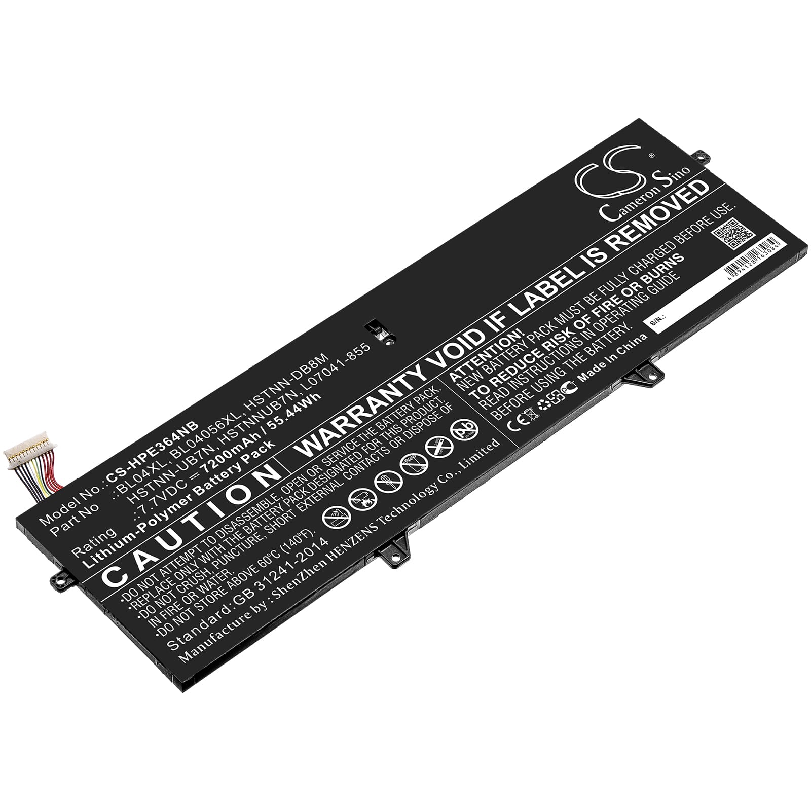 Batteri till HP EliteBook x360 1040 G5 mfl - 7.200 mAh