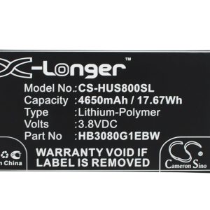 Batteri till Huawei Mediapad M1 8.0 mfl - 4.650 mAh