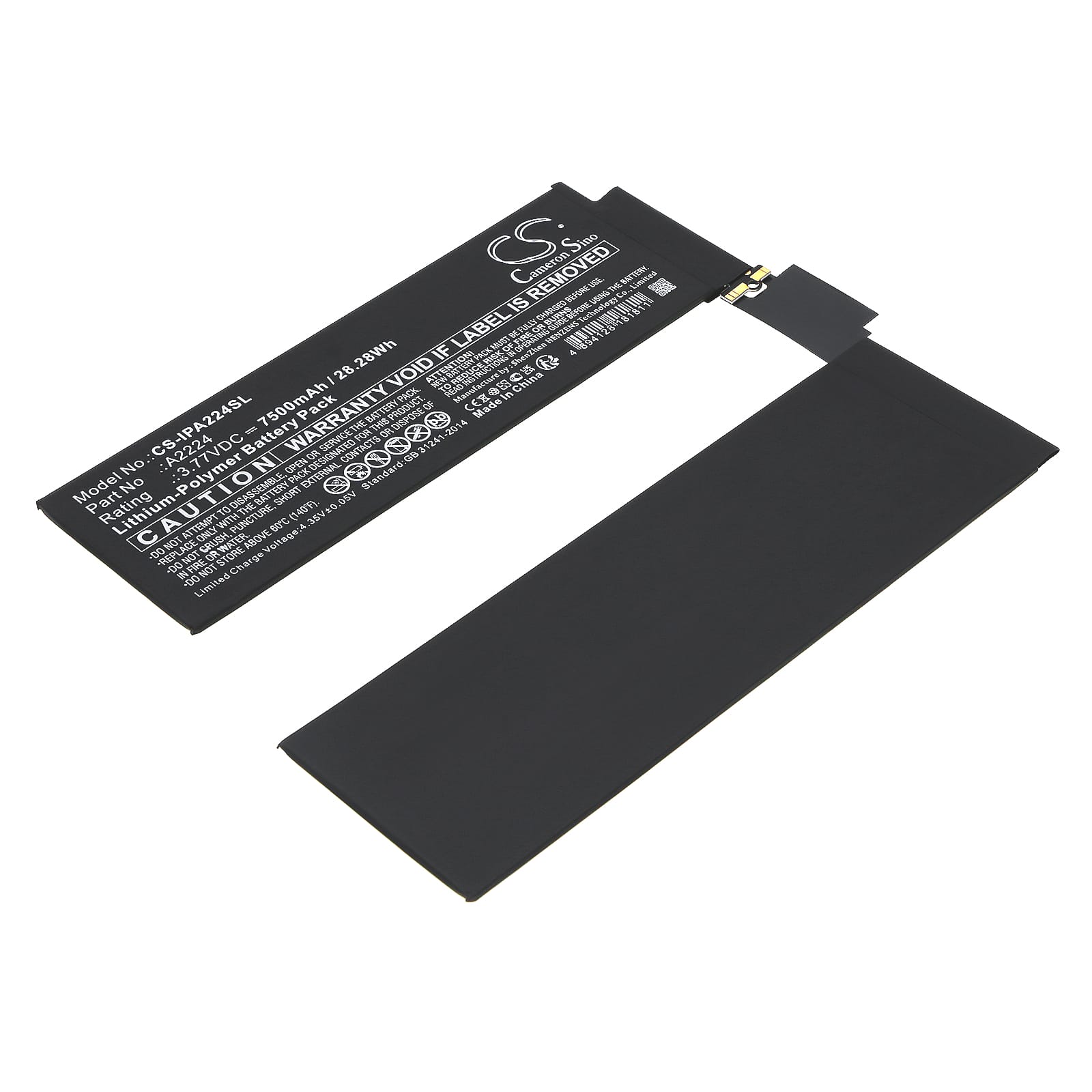 Batteri till Apple iPad Pro 11 2020 mfl - 7.500 mAh
