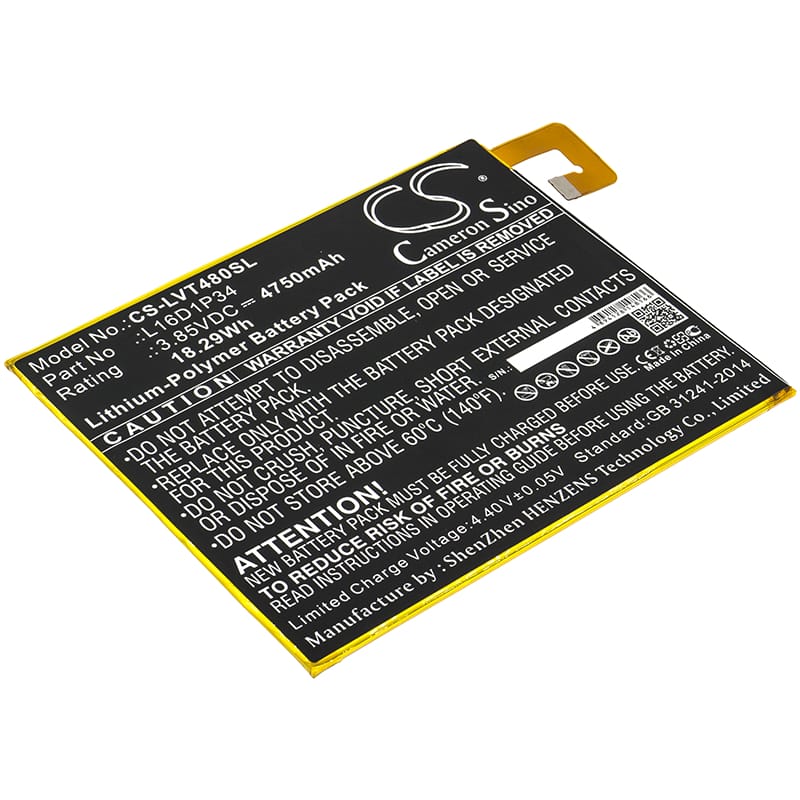 Batteri till Lenovo Tab4 8 mfl - 4.750 mAh
