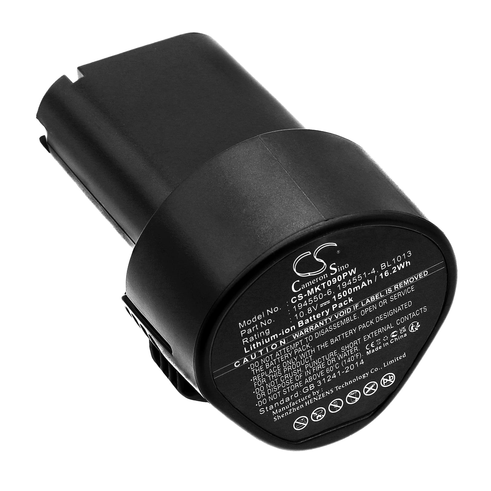 Batteri till Makita CL102DZX mfl - 1.500 mAh