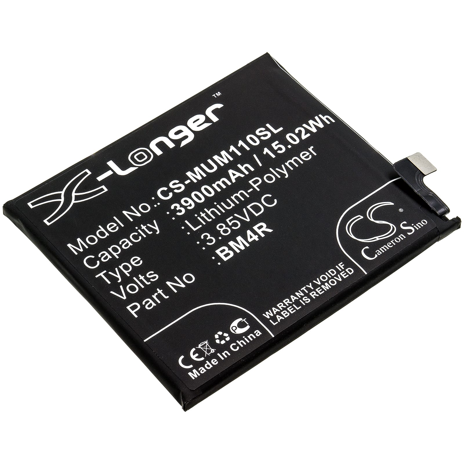 Batteri till Xiamoi Mi 10 Lite mfl - 3.900 mAh