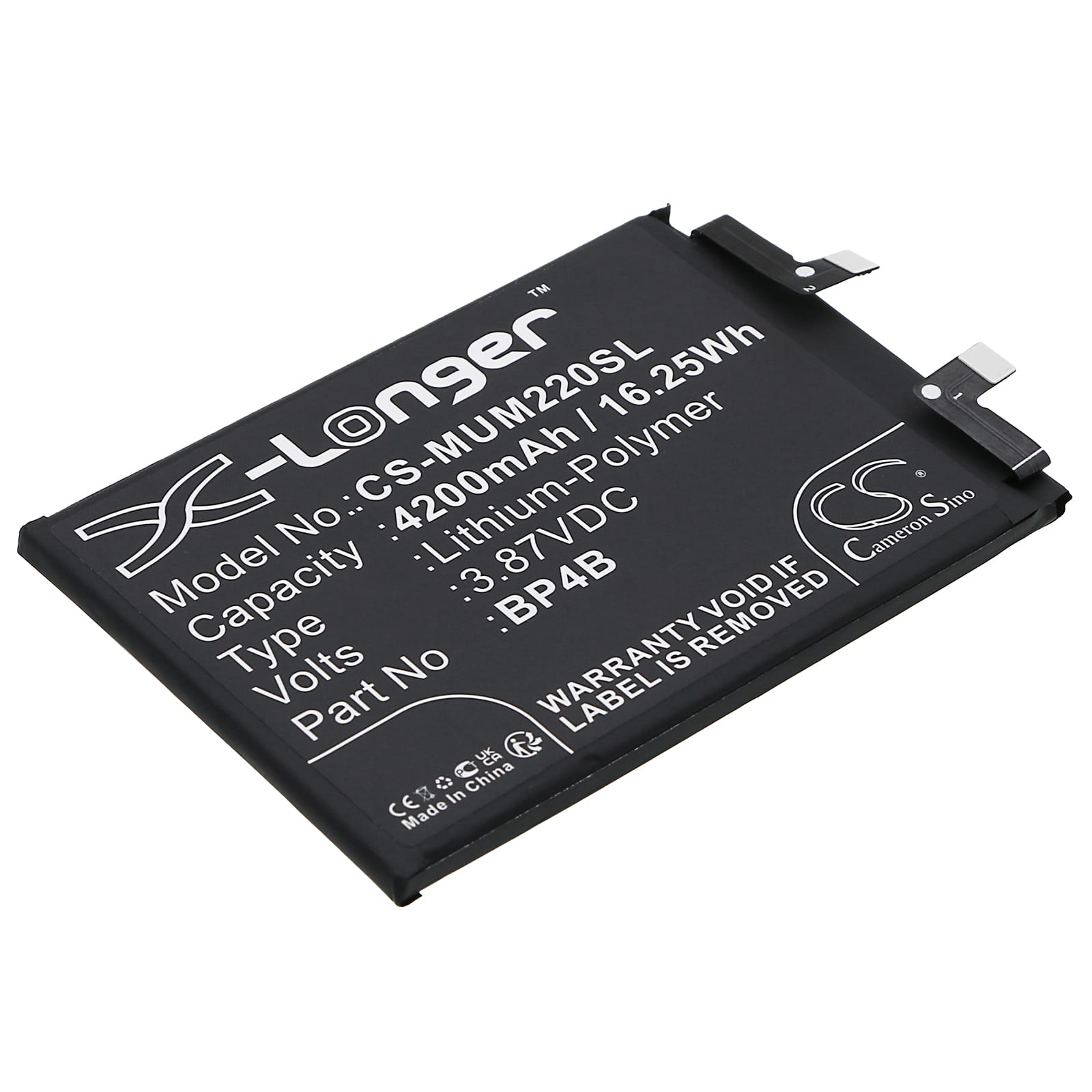 Batteri till Xiaomi Mi 12 Lite 5G mfl - 4.200 mAh