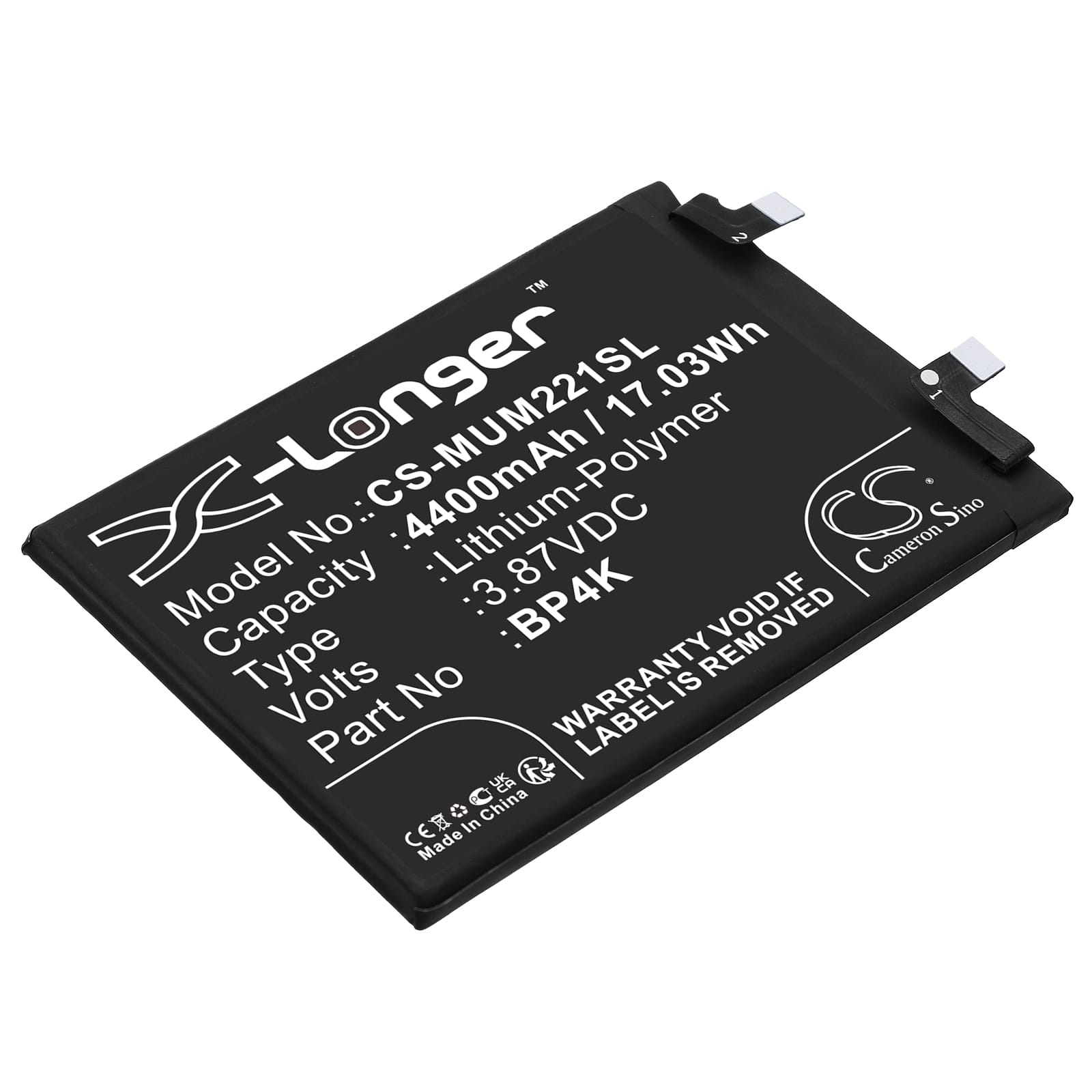 Batteri till Xiaomi Note 12 Pro mfl - 4.400 mAh