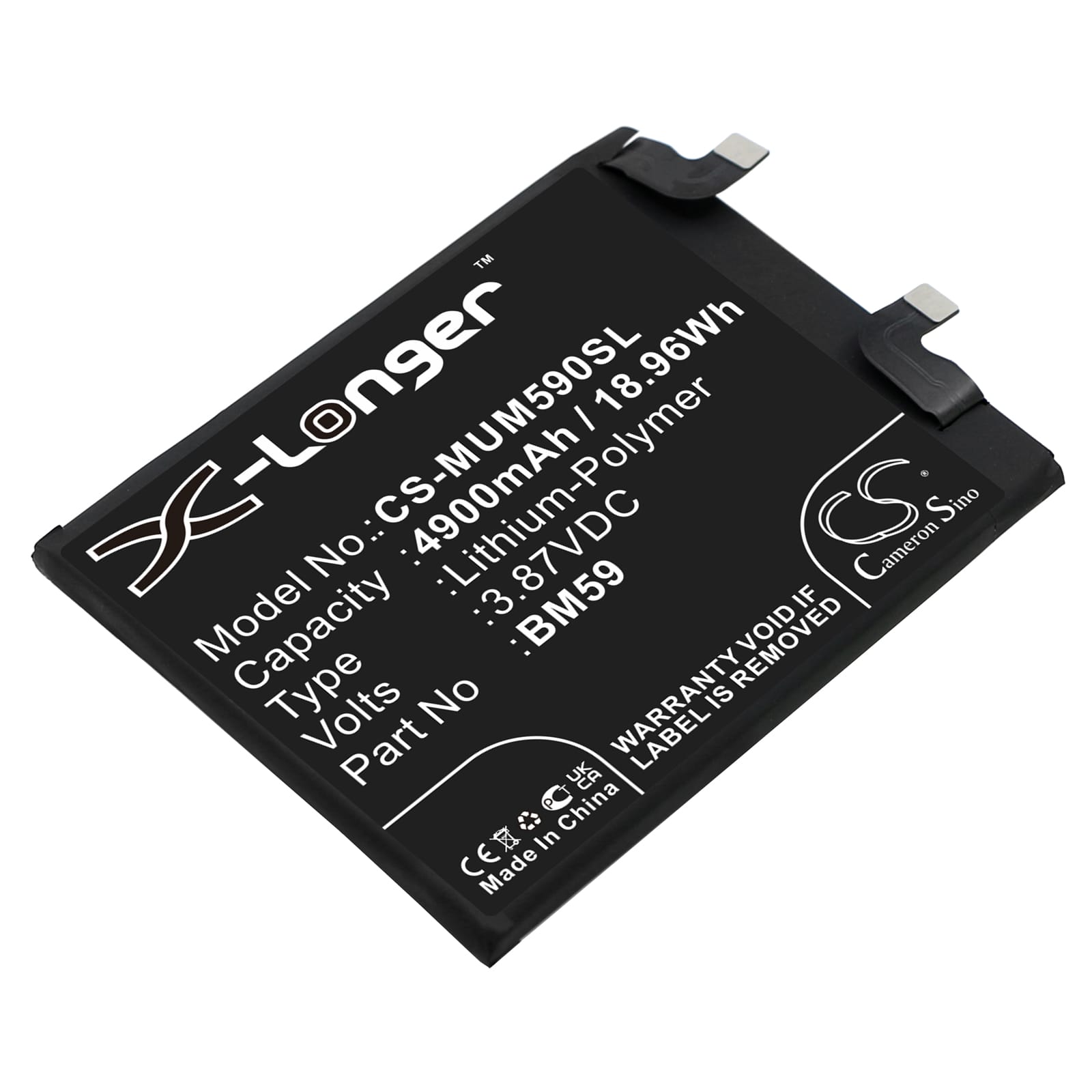 Batteri till Xiaomi 11T mfl - 4.900 mAh