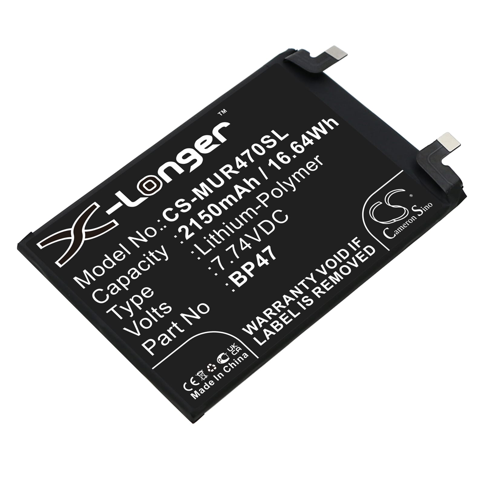 Batteri till XiaomiRedmi Note 11 Pro+ mfl - 2.150 mAh