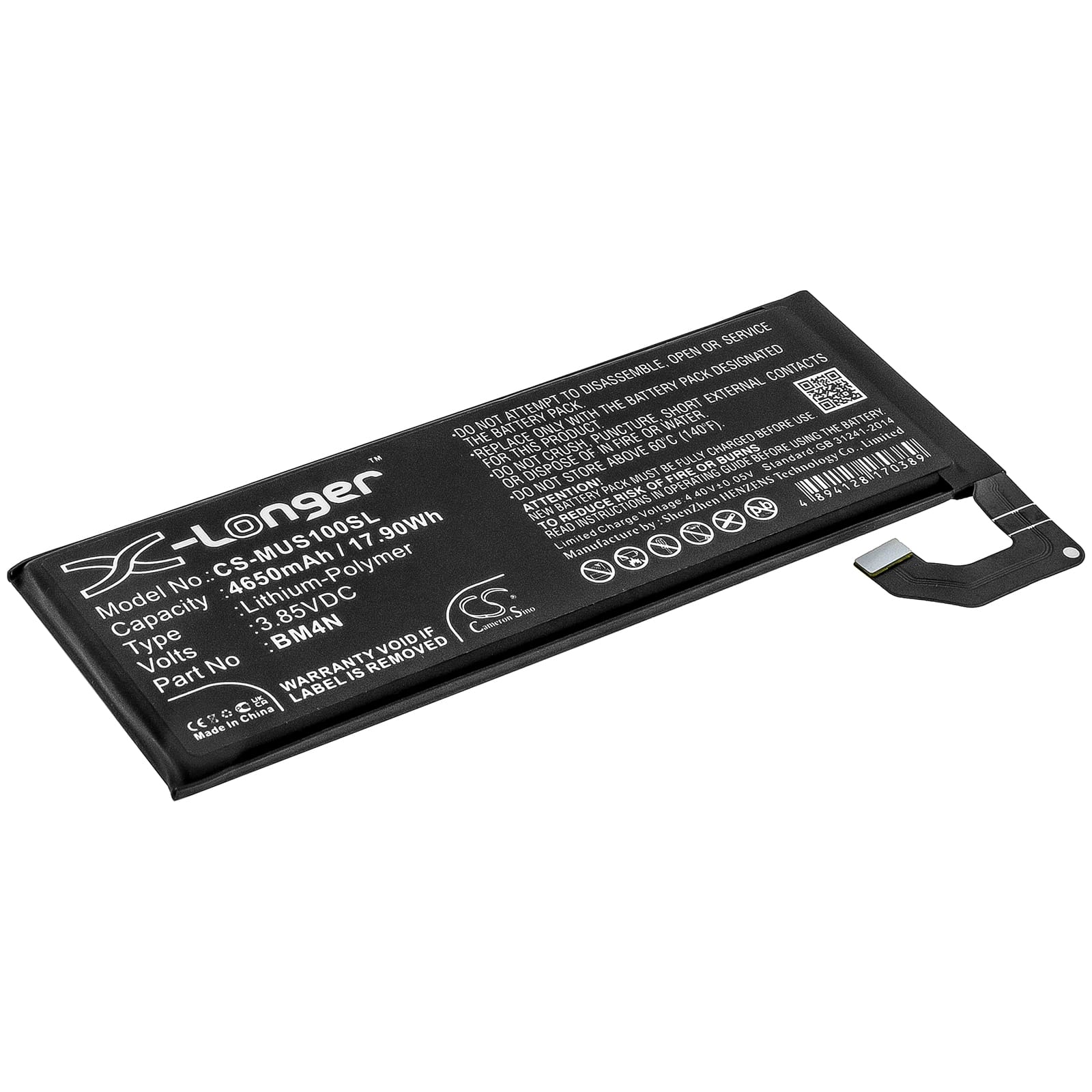Batteri till Xiaomi Mi 10 mfl - 4.650 mAh