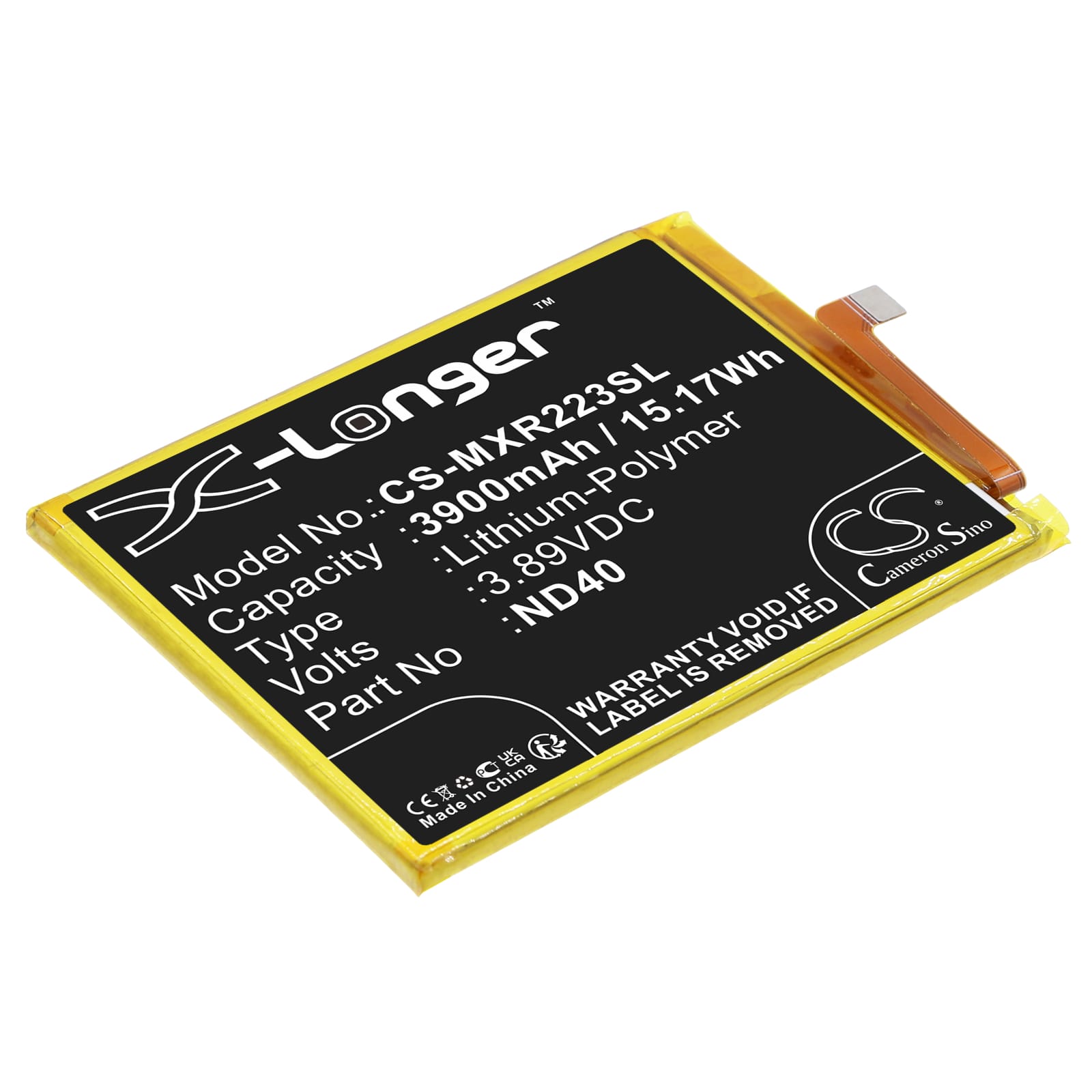 Batteri till Motorola Moto Edge 30 mfl - 3.900 mAh