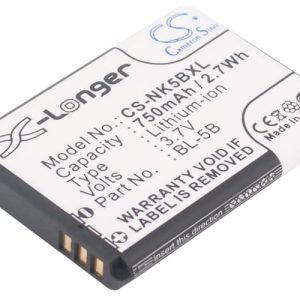 Batteri till Nokia 3220 mfl - 750 mAh