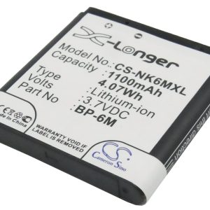 Batteri till Nokia 3250 mfl - 970 mAh