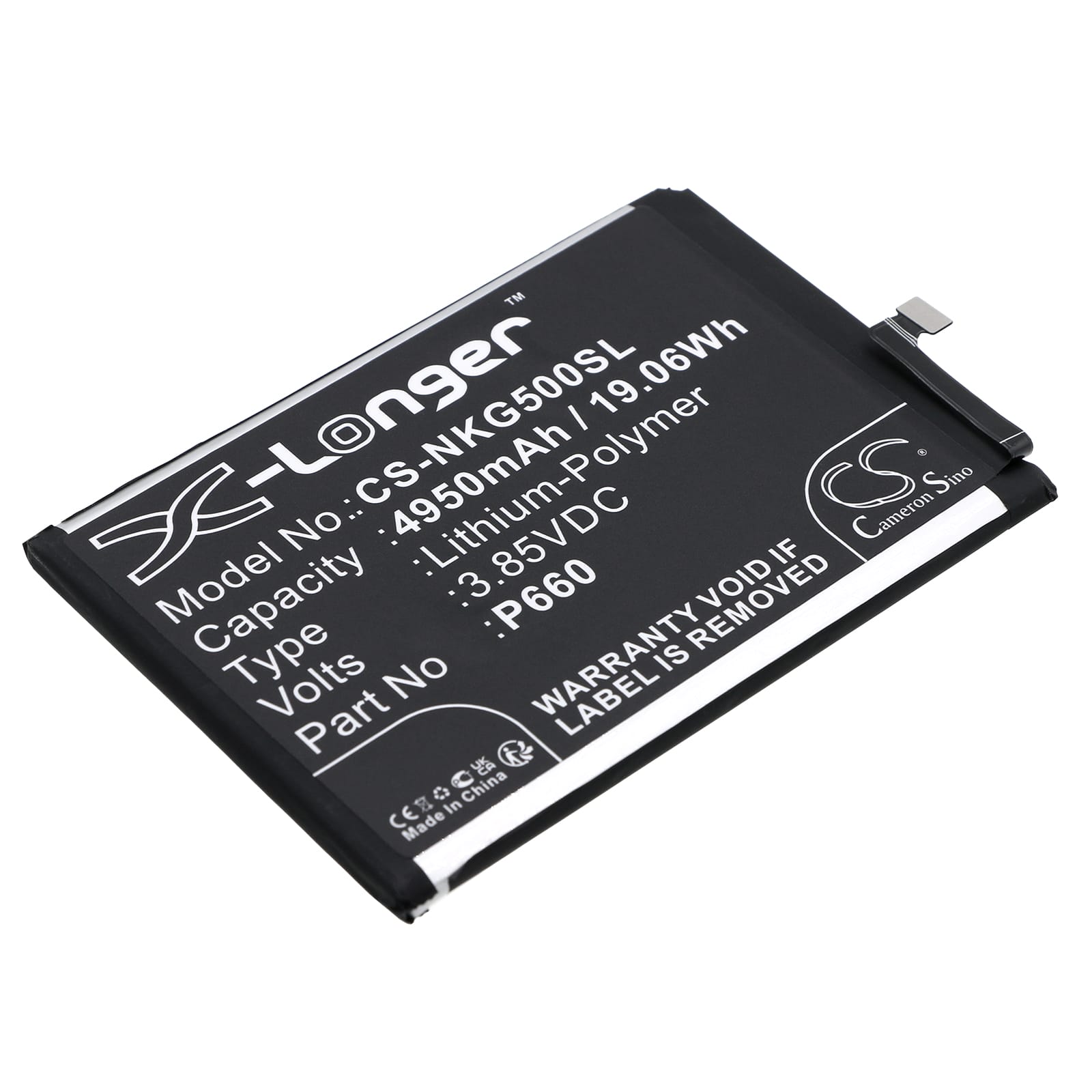 Batteri till Nokia G50 mfl - 4.950 mAh