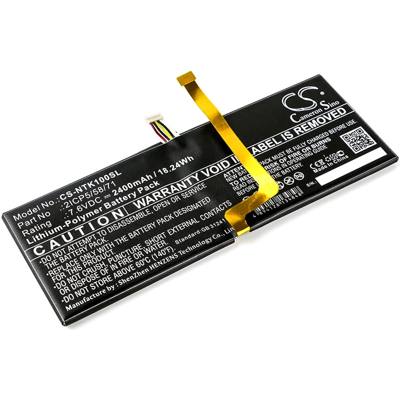 Batteri till Google Project Tango mfl - 2.400 mAh
