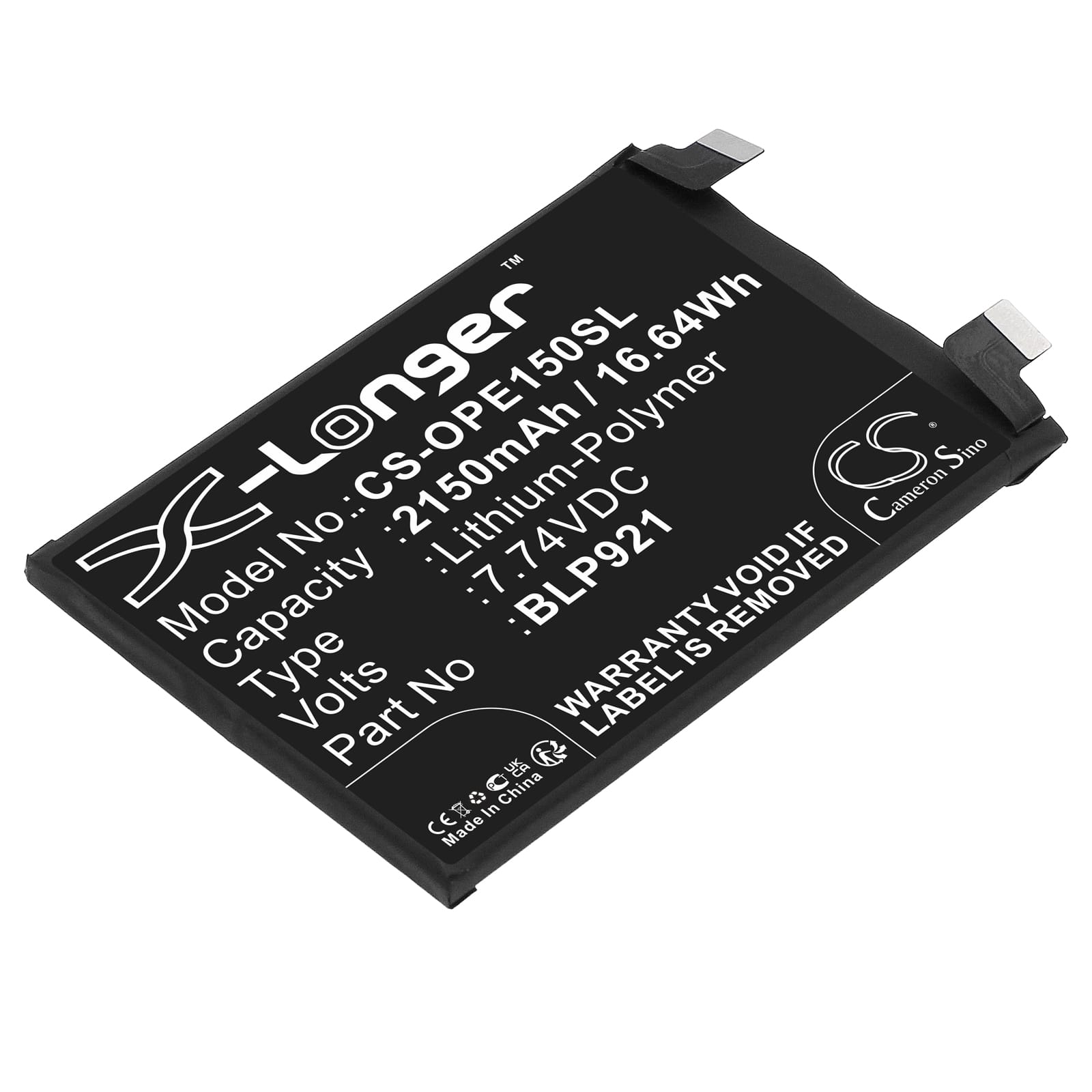 Batteri till OnePlus ACE 150W - 2.150 mAh