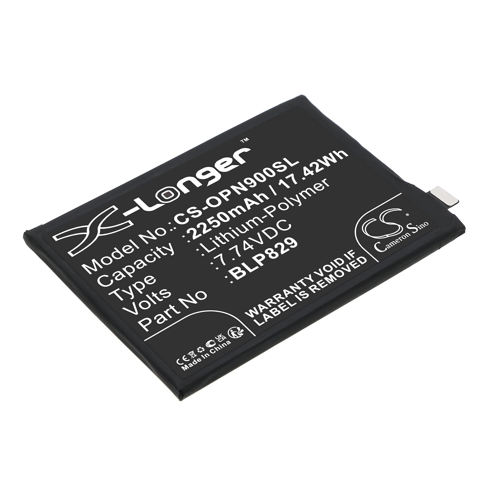 Batteri till Oneplus 9 - 2.250 mAh