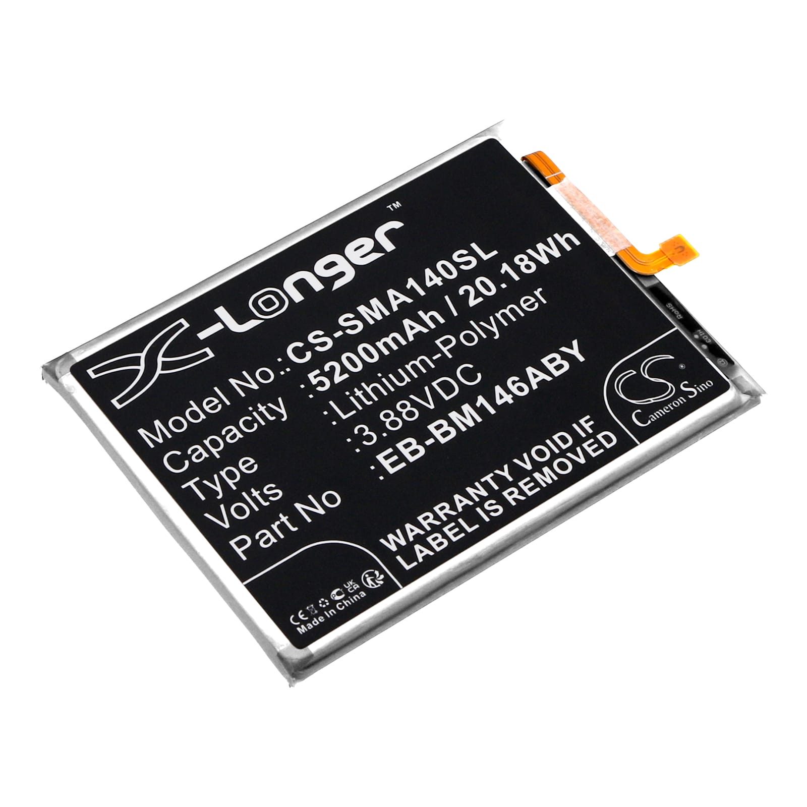 Batteri till Samsung Galaxy M14 mfl - 5.200 mAh