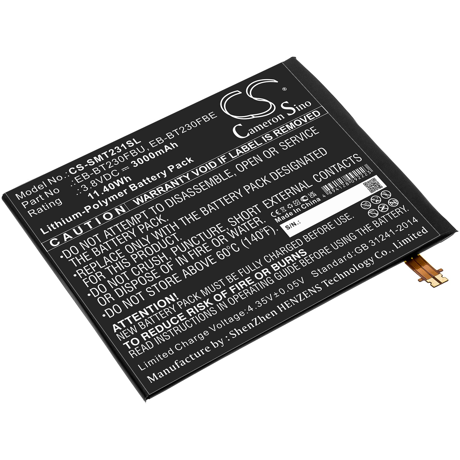 Batteri till Samsung Galaxy Tab4 7.0 mfl - 4.000 mAh