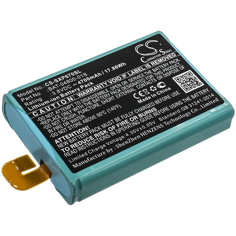 Batteri till Sonim Socketmobile XP6 mfl - 4.700 mAh