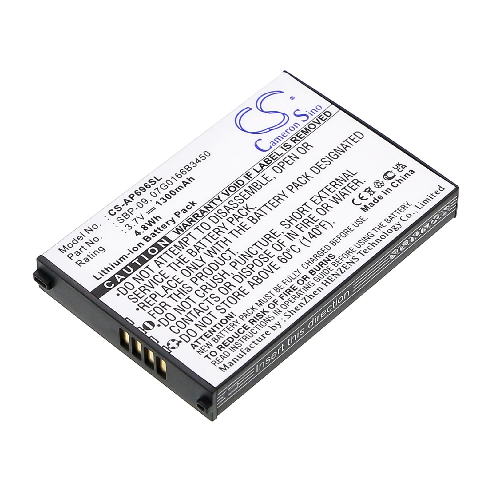 Batteri till ASUS Mypal A686 mfl - 1.300 mAh