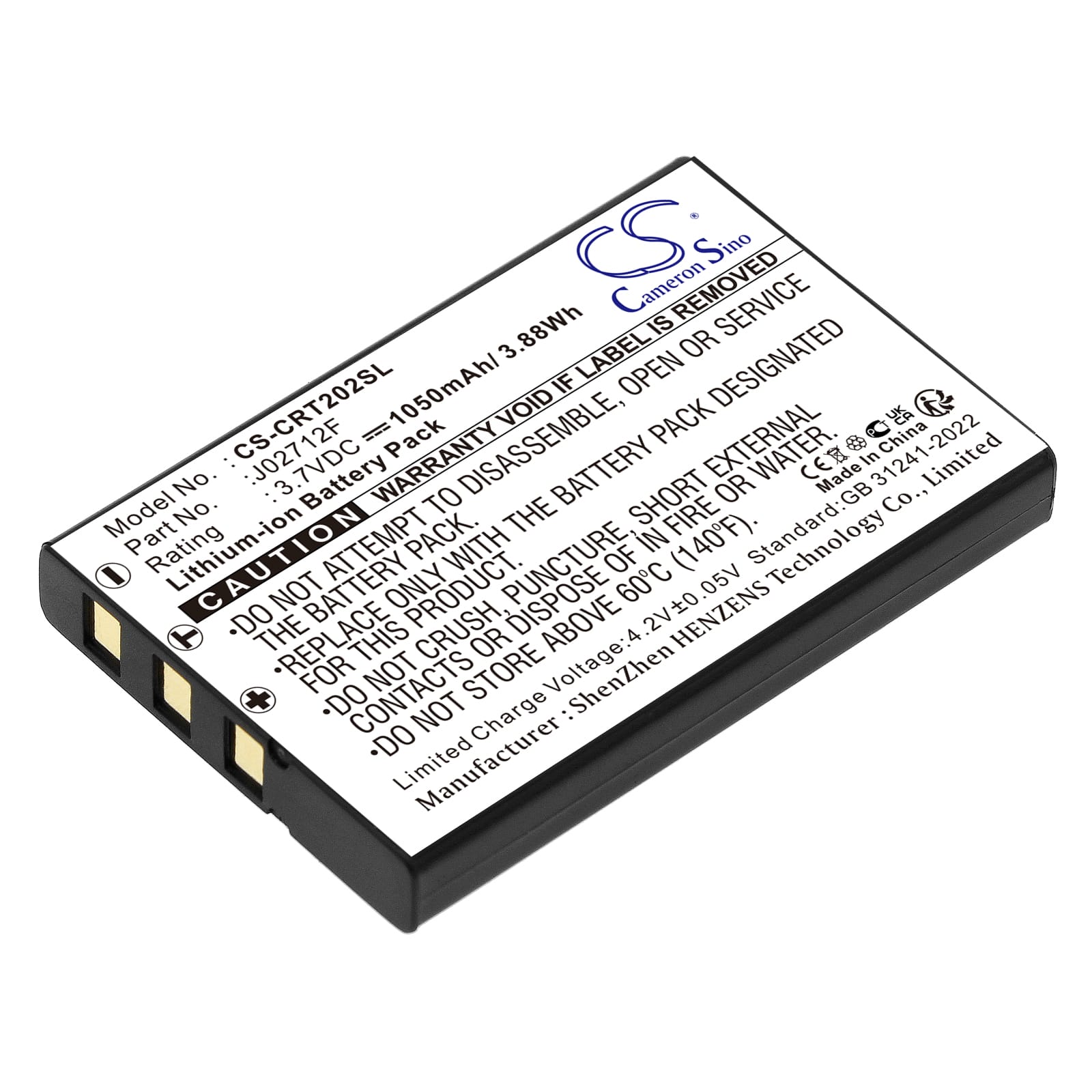 Batteri till Creative Vado HD