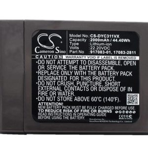 Batteri till Dyson DC31 mfl - 2.000 mAh