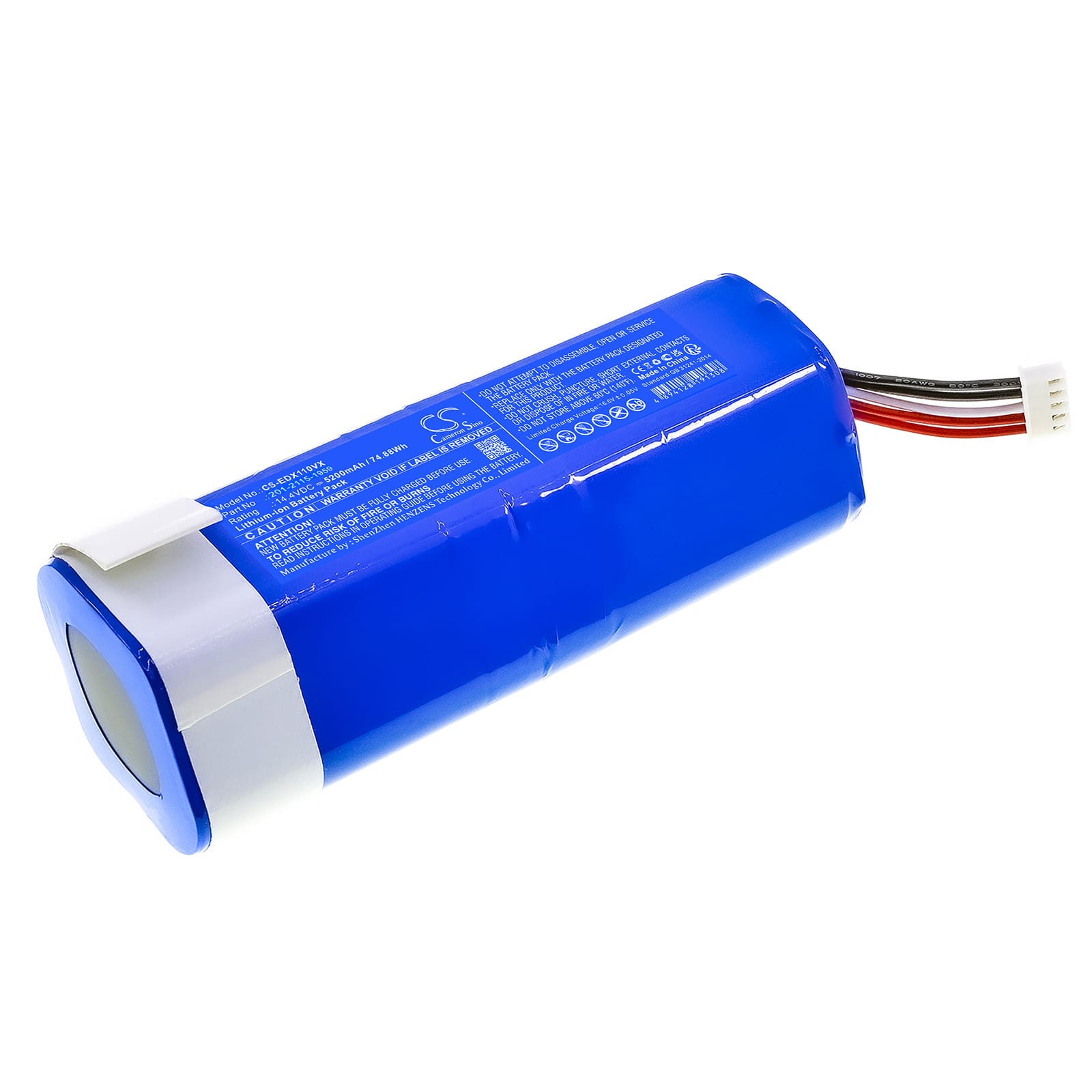 Batteri till Ecovacs Deebot T10 mfl - 5.200 mAh