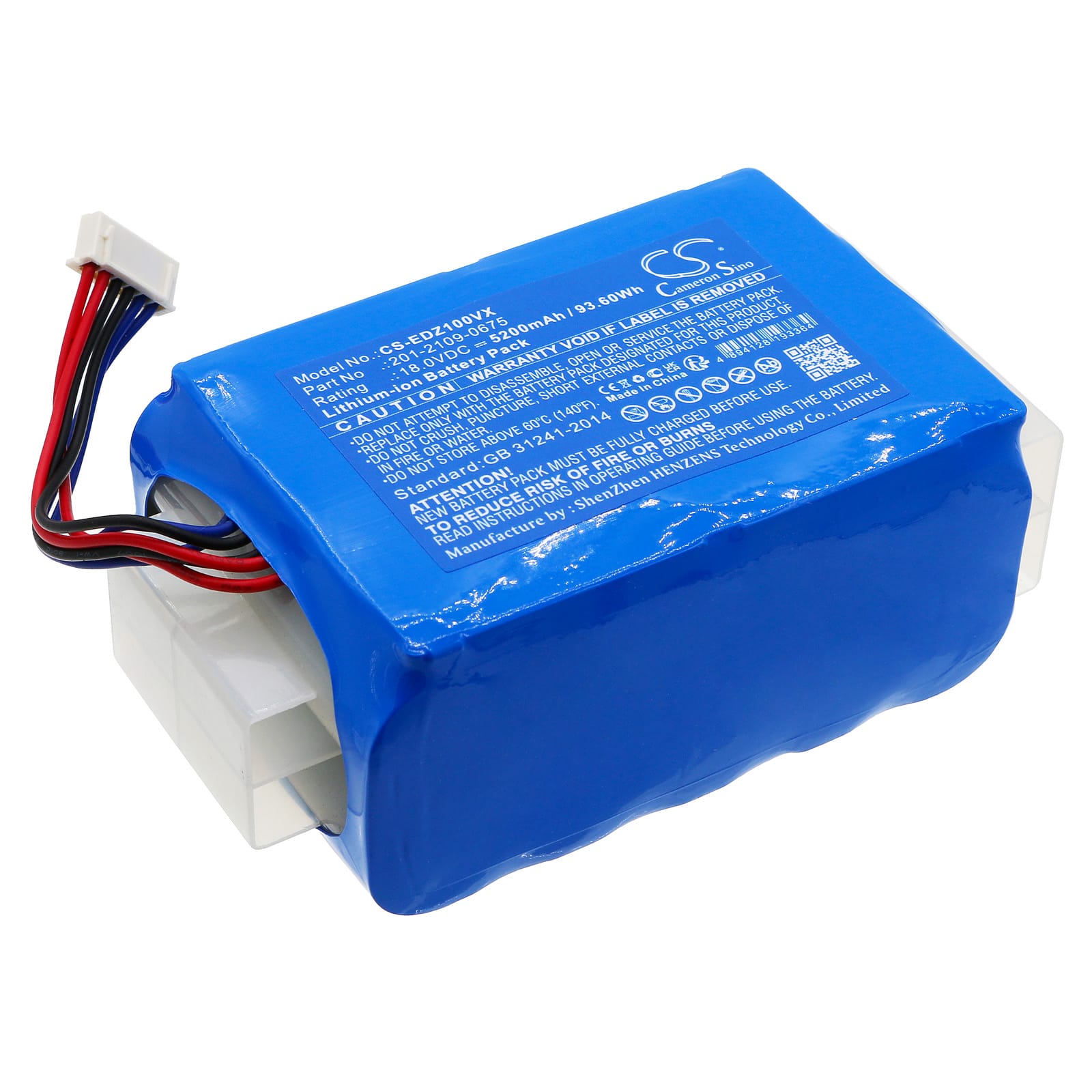 Batteri till Ecovacs Airbot Z1 mfl - 5.200 mAh