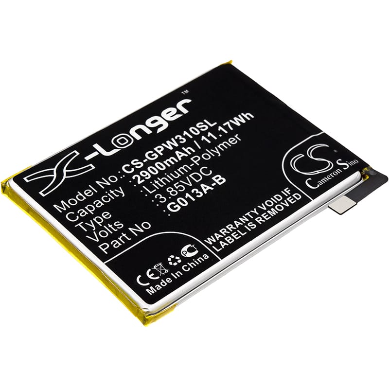 Batteri till Google Pixel 3 mfl - 2.900 mAh