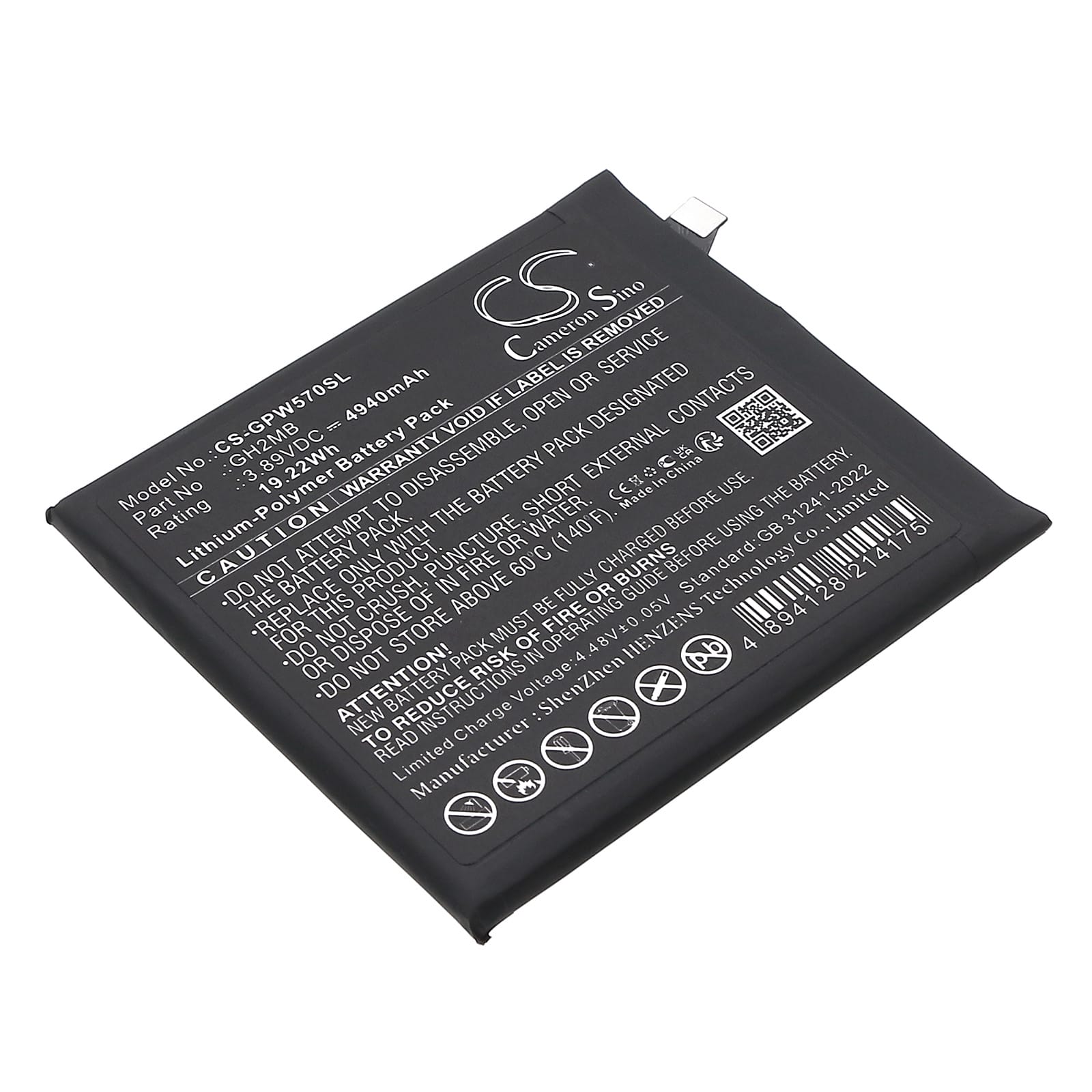 Batteri till Google Pixel 9 Pro XL mfl - 4.940 mAh
