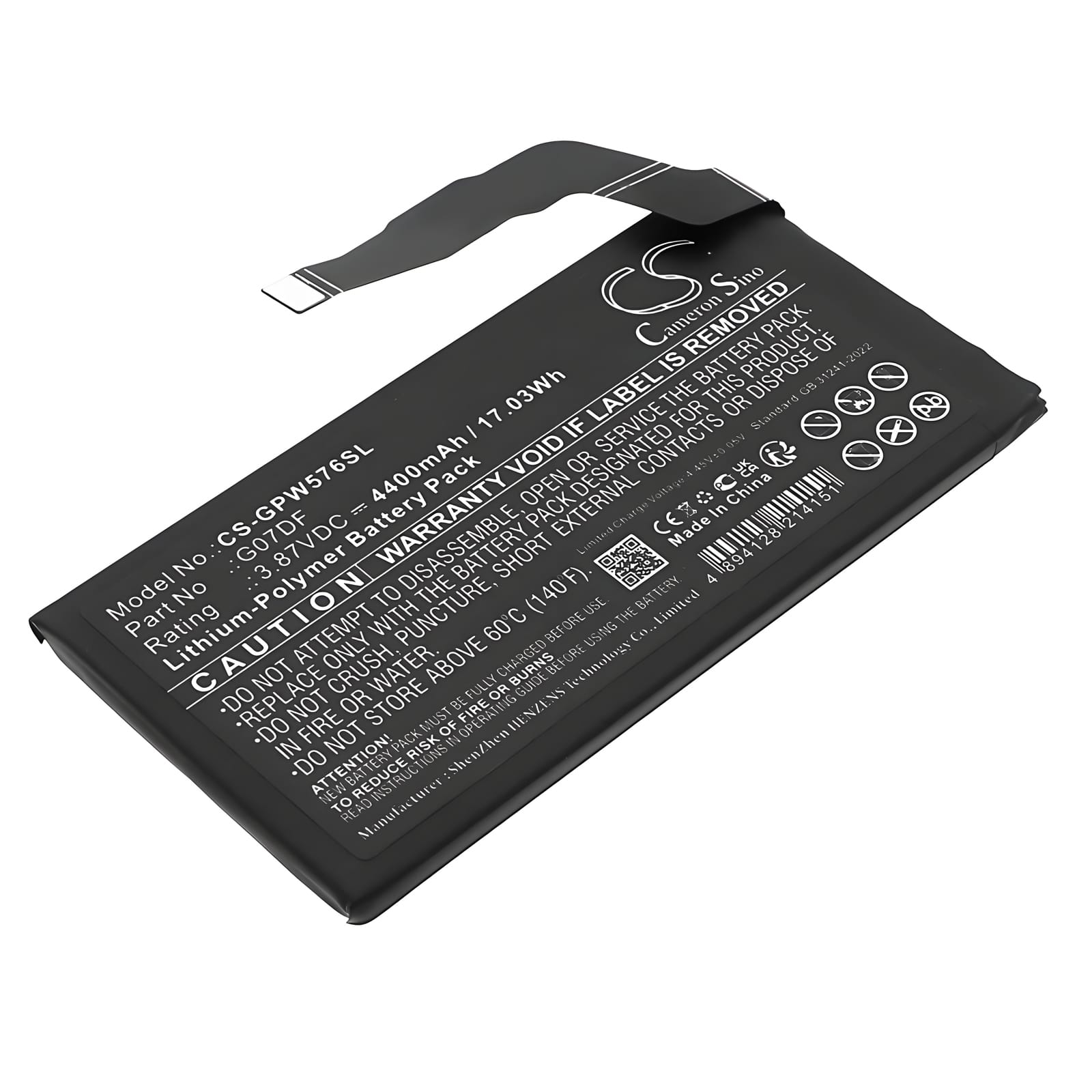 Batteri till Google Pixel 8a mfl - 4.400 mAh
