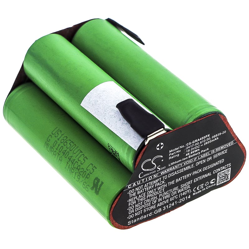Batteri till Gardena Accucut 400Li mfl - 2.600 mAh
