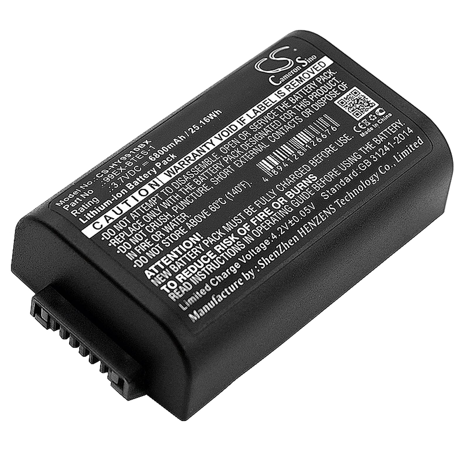 Batteri till Honeywell 99GX mfl - 6.800 mAh
